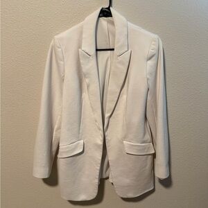 Express Elegant Cream Blazer